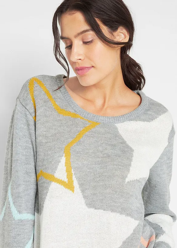 Maglione con stelle, bonprix