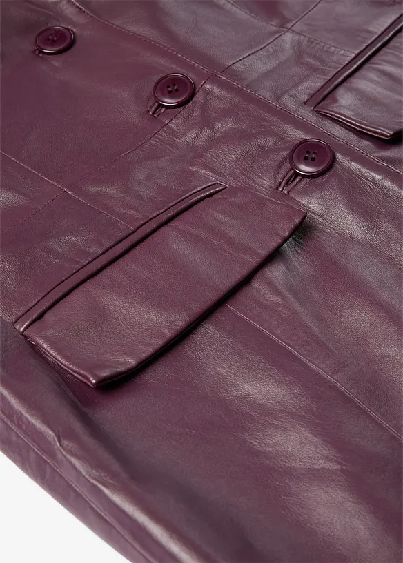Cappotto corto in nappa d'agnello, bonprix