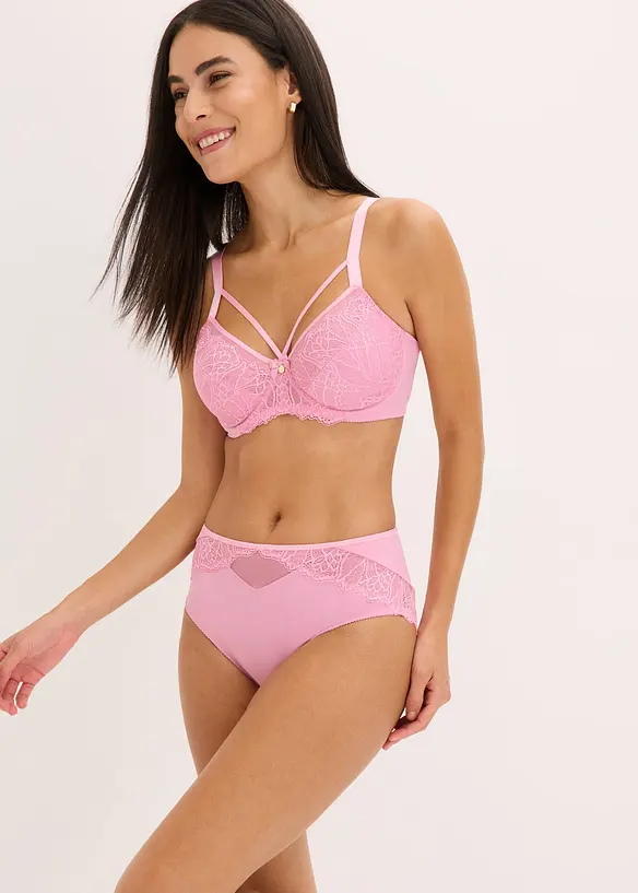 Slip alto con pizzo delicato, bonprix