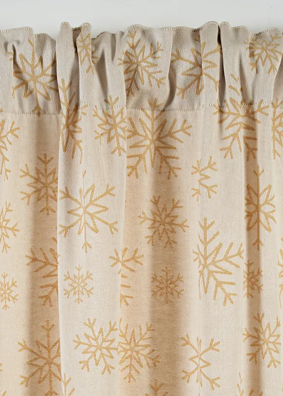 Tenda jacquard in cotone biologico (pacco da 1), bonprix