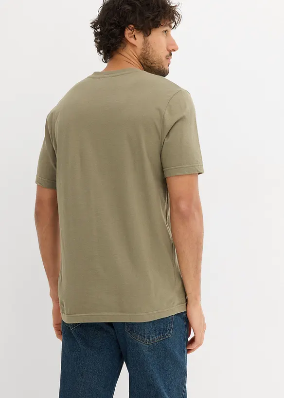 T-shirt in puro cotone biologico (pacco da 2), bonprix