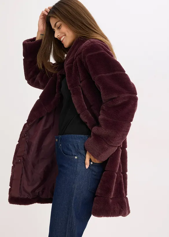 Cappotto in pelliccia ecologica, bonprix