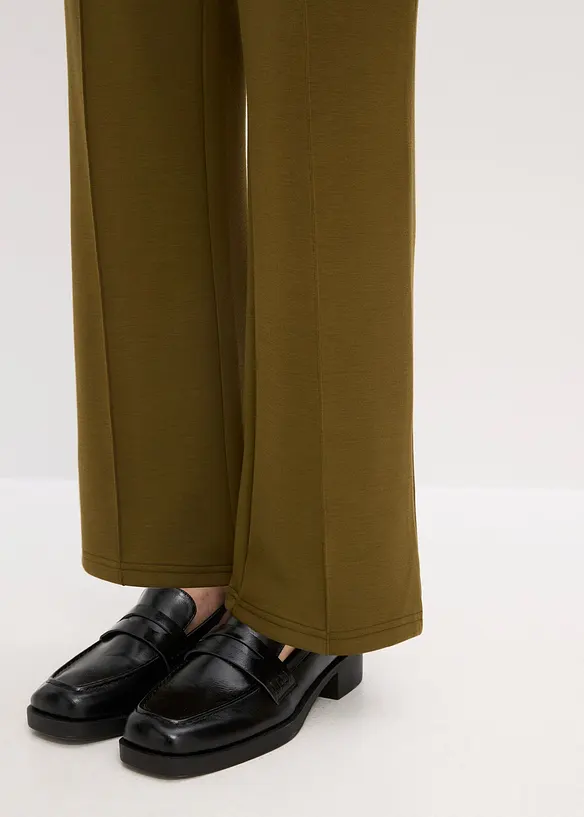 Pantaloni in felpa con viscosa, bonprix