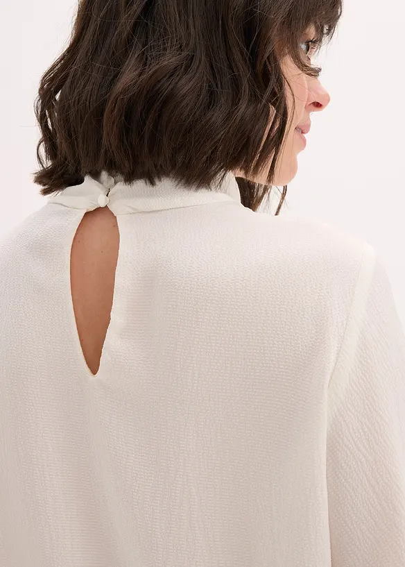Blusa in satin fluente, bonprix