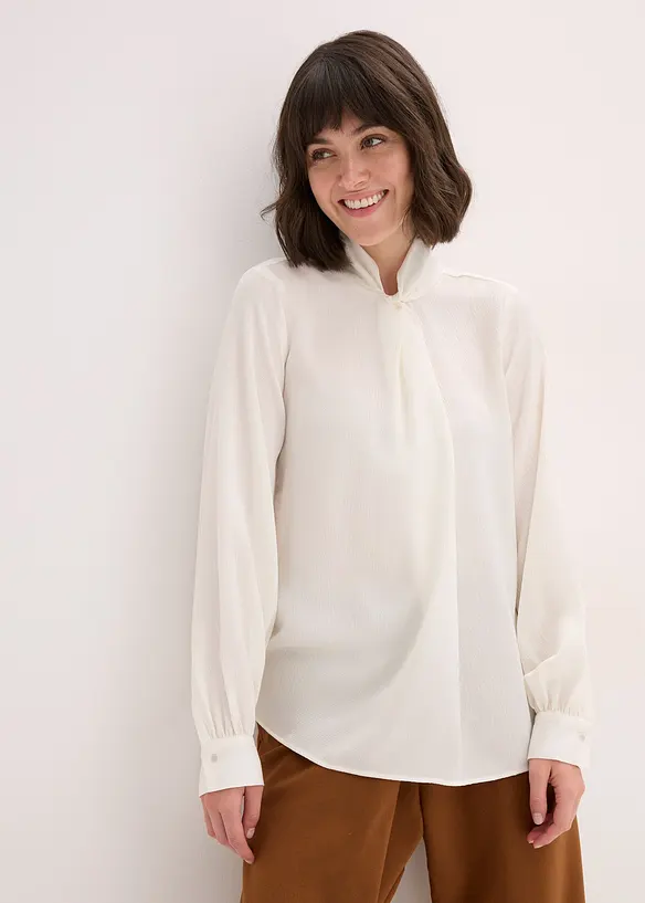 Blusa in satin fluente, bonprix