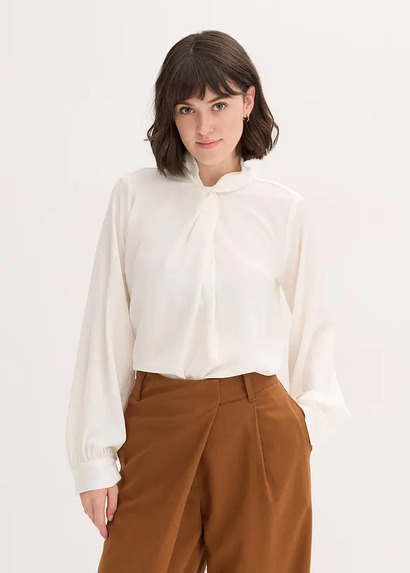 Blusa in satin fluente, bonprix