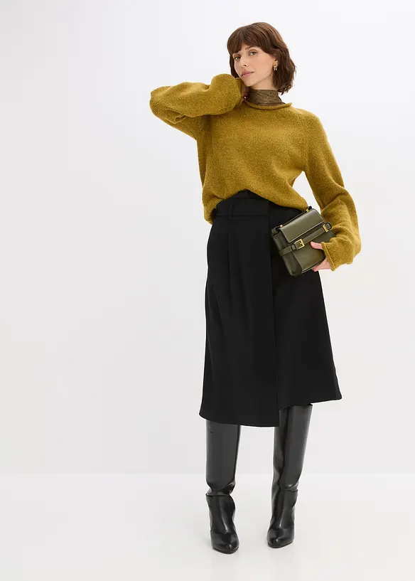 FYNCH-HATTON Maglione Uomo A Maglia Fine In Cotone, Girocollo Classico, Morbido E Testurizzato