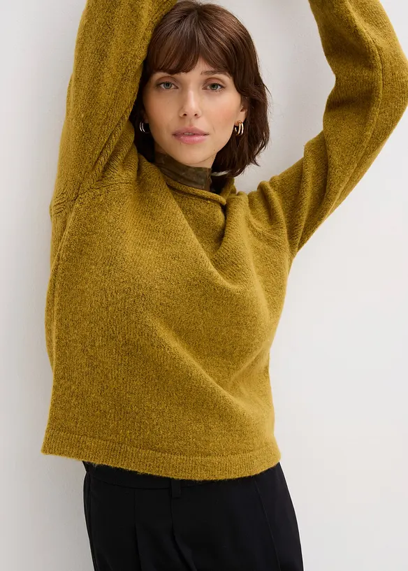 Maglione con scollo rotondo, bonprix
