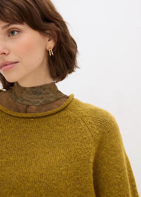 Maglione con scollo rotondo, bonprix