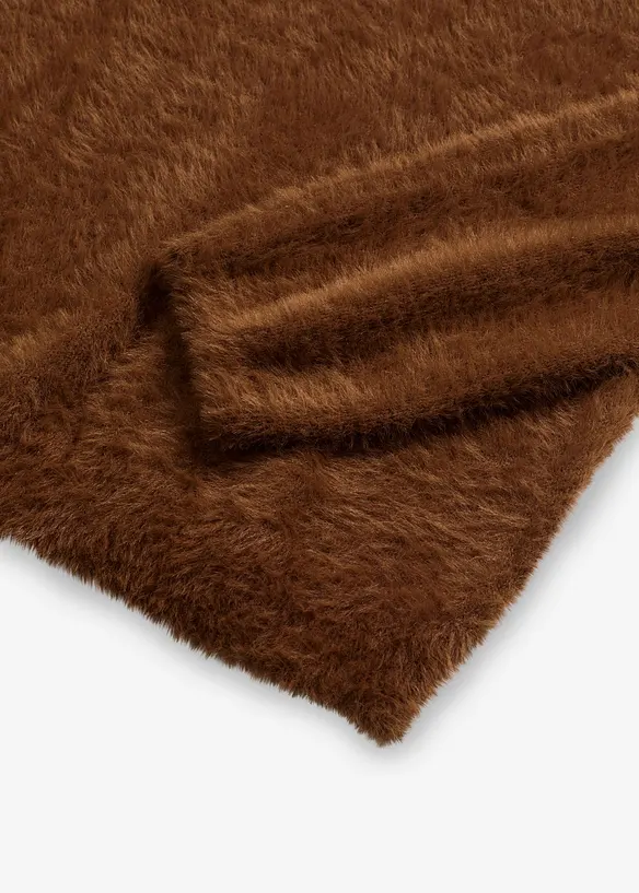 Maglione effetto peluche, bonprix
