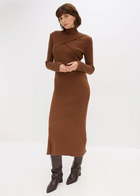 Abito in maglia di misto viscosa, bonprix