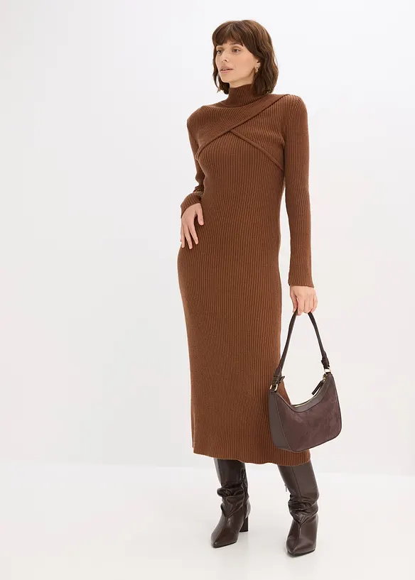 Abito in maglia di misto viscosa, bonprix