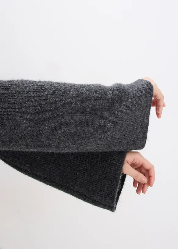 Abito corto in maglia misto lana, bonprix