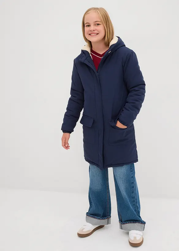 Giubbotto invernale idrorepellente con fodera teddy, bonprix