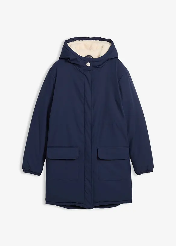 Giubbotto invernale idrorepellente con fodera teddy, bonprix