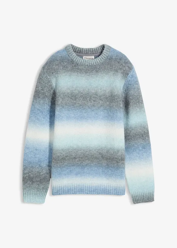 Maglione in filato grosso con colori sfumati, bonprix