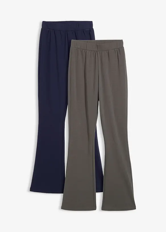 Leggings termici bootcut (pacco da 2), bonprix