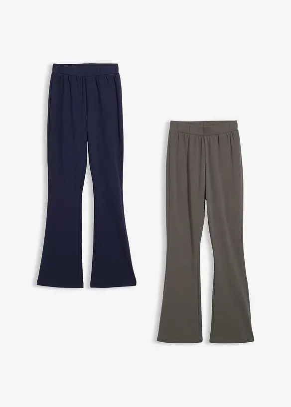 Leggings termici bootcut (pacco da 2), bonprix