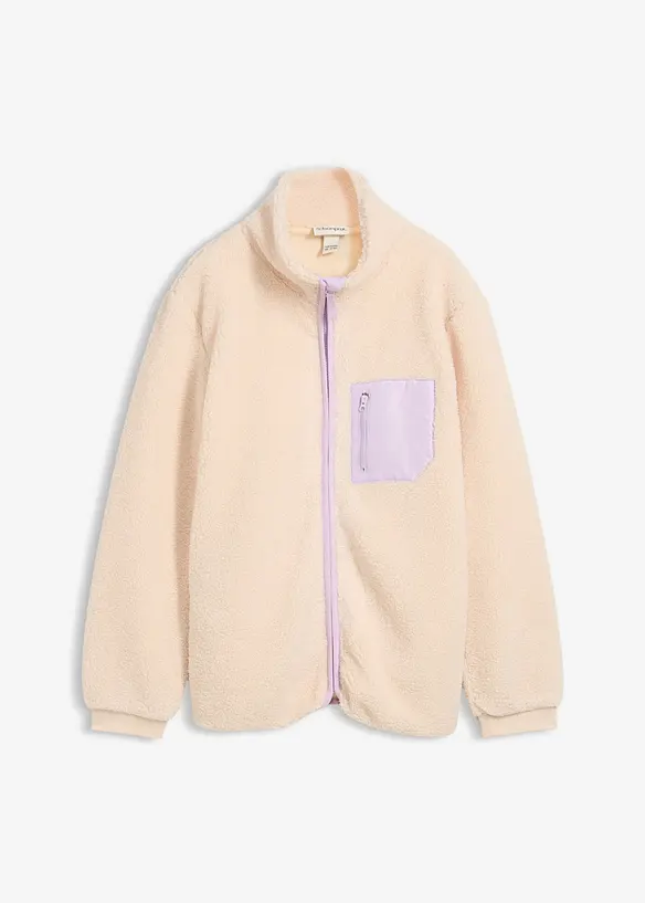 Giacca in pile teddy, bonprix