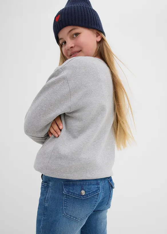 Jeans bootcut, vita bassa, bonprix