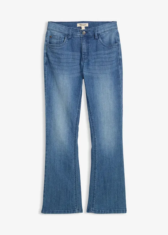 Jeans bootcut, vita bassa, bonprix