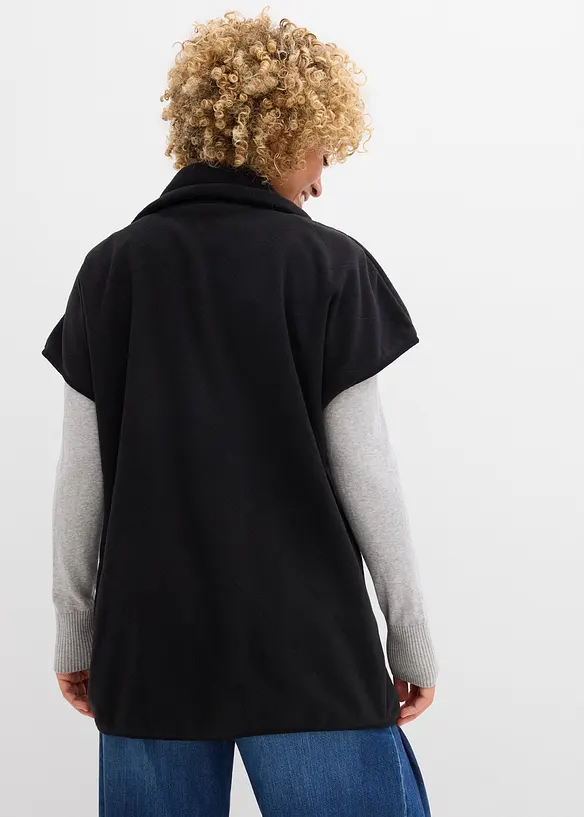 Gilet in pile di poliestere riciclato, bonprix