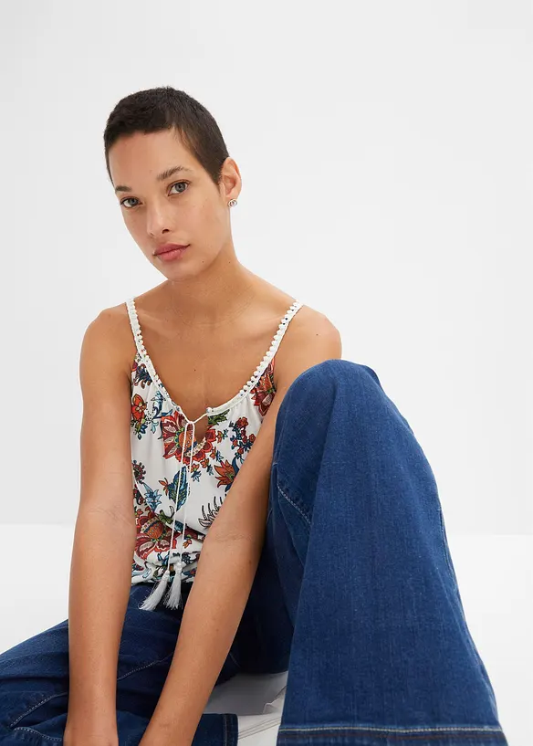 Top con spalline sottili, bonprix