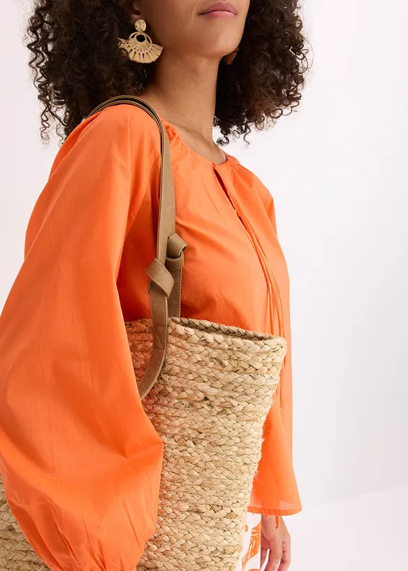 Blusa in puro cotone biologico, bonprix