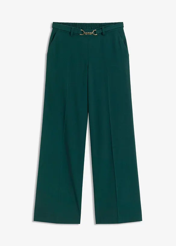 Pantaloni larghi con cintura decorativa, bonprix