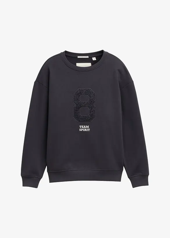 Felpa oversize Tom Tailor con applicazione, Tom Tailor