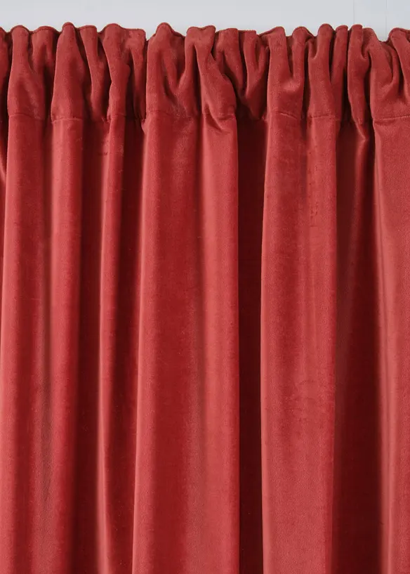 Tenda in velluto di cotone biologico (pacco da 1), bonprix