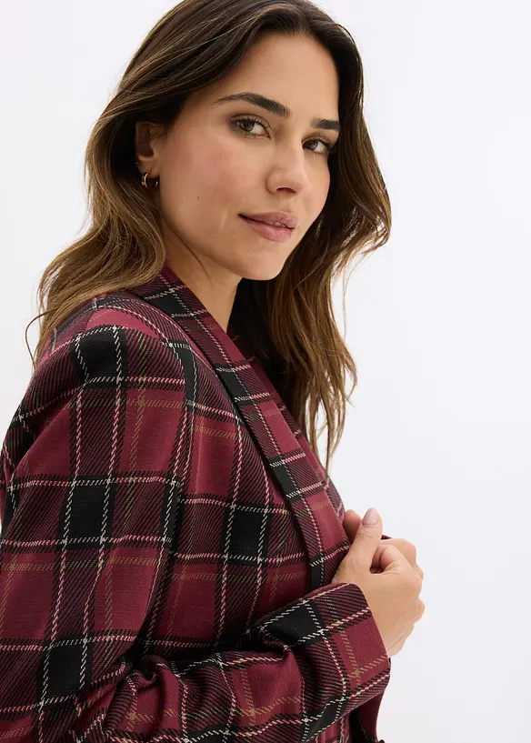 Blazer corto con bottone gioiello, bonprix