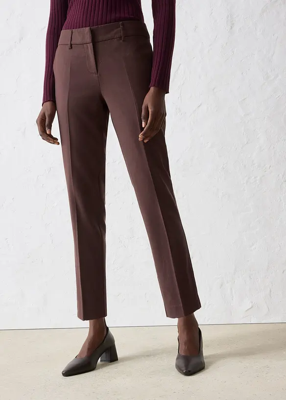 Pantaloni aderenti con lana, bonprix