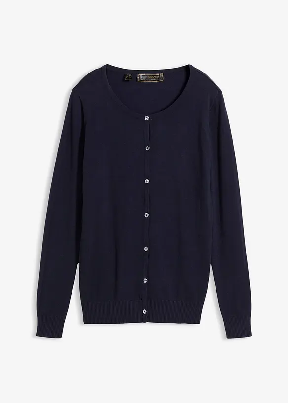Cardigan in filato fine, bonprix
