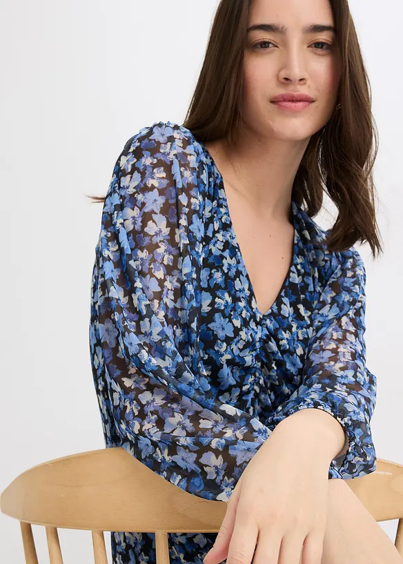 Abito midi in mesh, bonprix