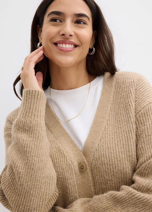 Cardigan a coste, bonprix