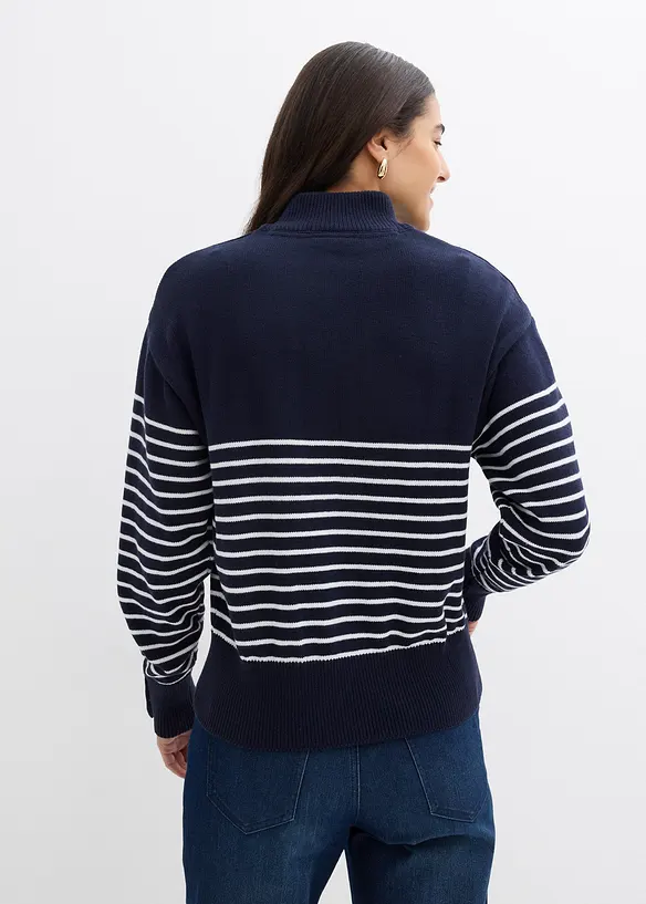 Maglione con bottoni, bonprix