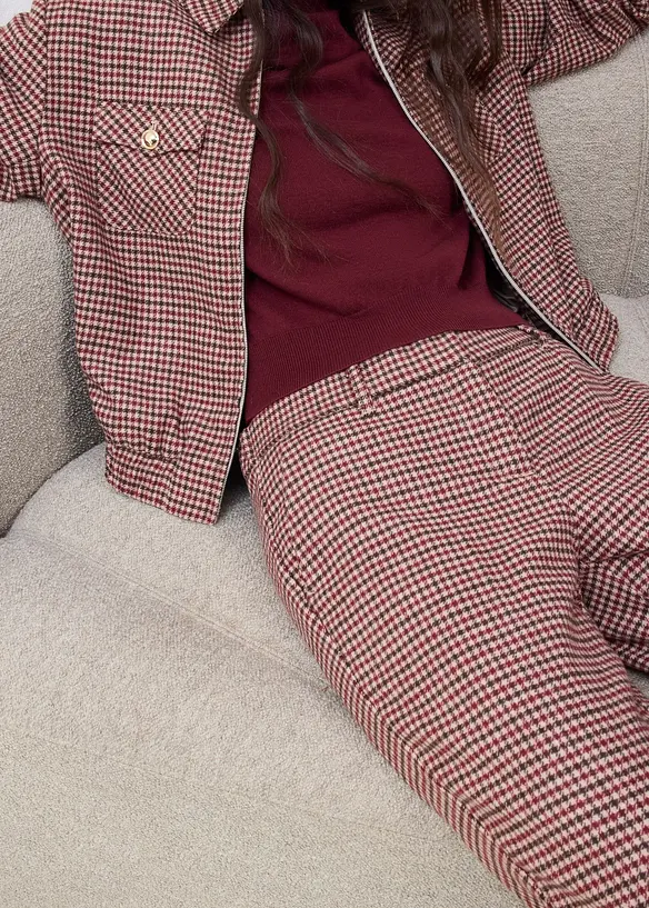 Pantaloni in misto lana, bonprix