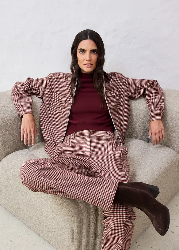 Pantaloni in misto lana, bonprix