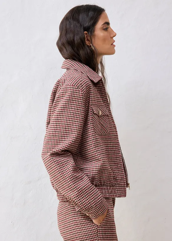Bomber in misto lana, bonprix