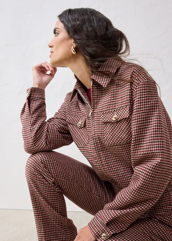 Bomber in misto lana, bonprix