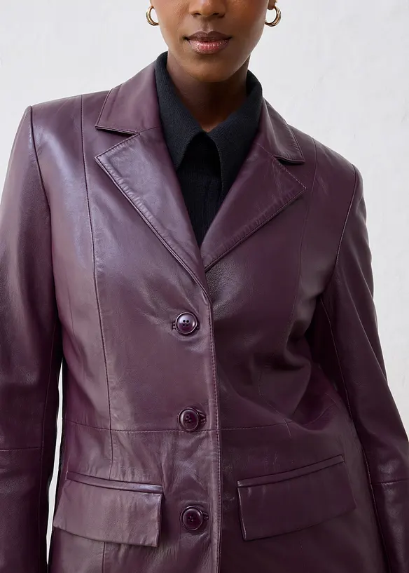 Cappotto corto in nappa d'agnello, bonprix
