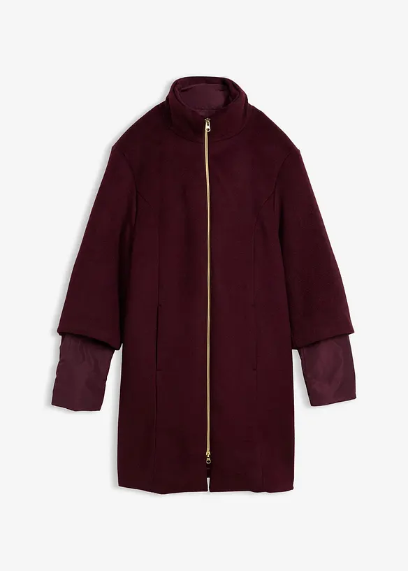 Cappotto di lana con piumino interno (set da 2), bonprix