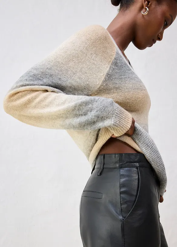 Maglione in misto lana con lurex, bonprix