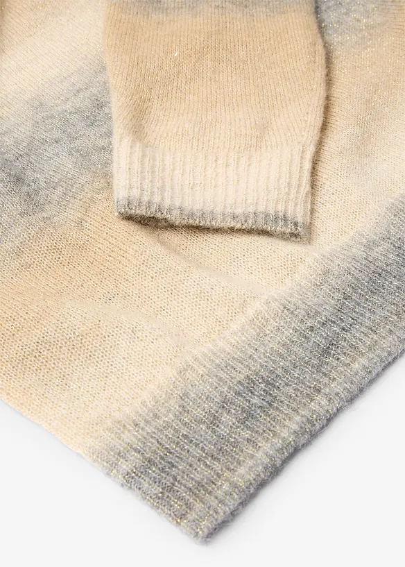 Maglione in misto lana con lurex, bonprix