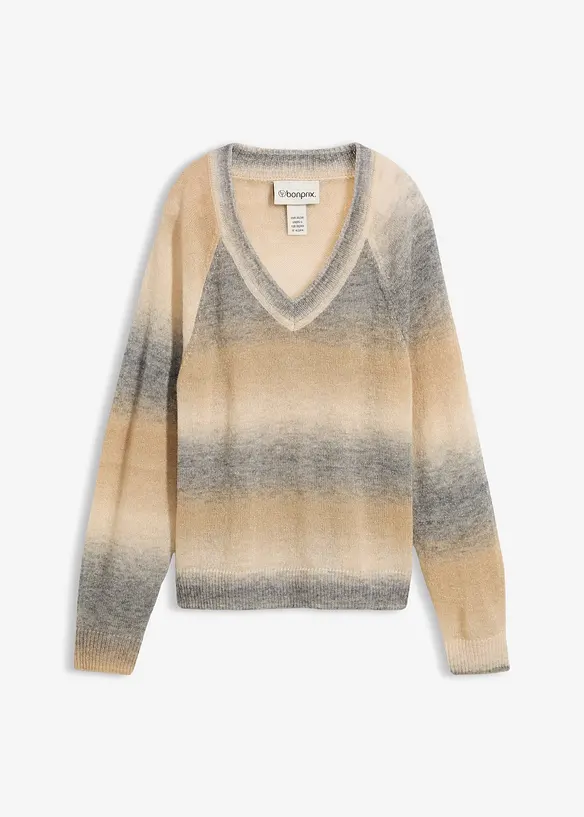 Maglione in misto lana con lurex, bonprix