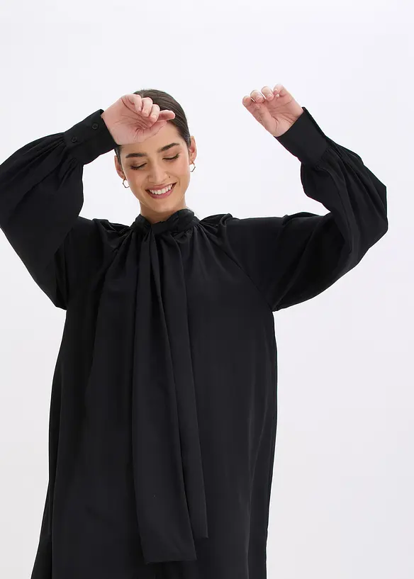 Abito con fiocco al collo, bonprix