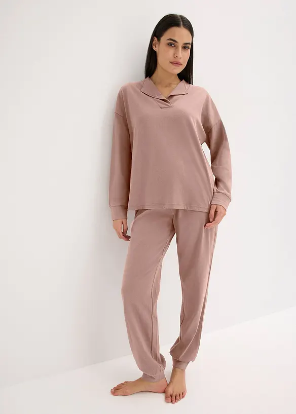 Tuta da casa oversize in cotone morbido, bonprix