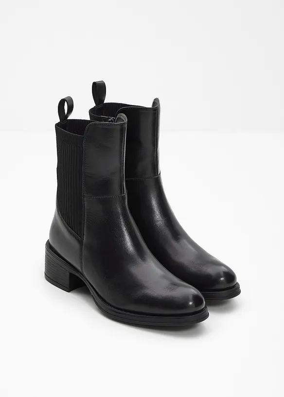 Stivaletti in pelle, bonprix