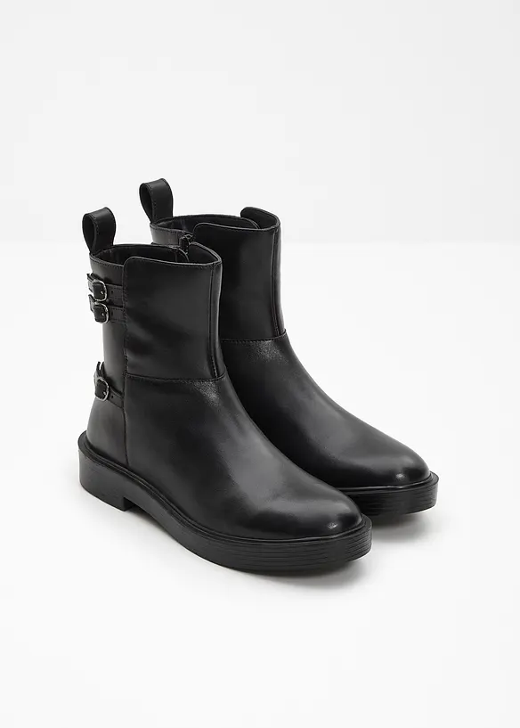Scarponcini in pelle, bonprix